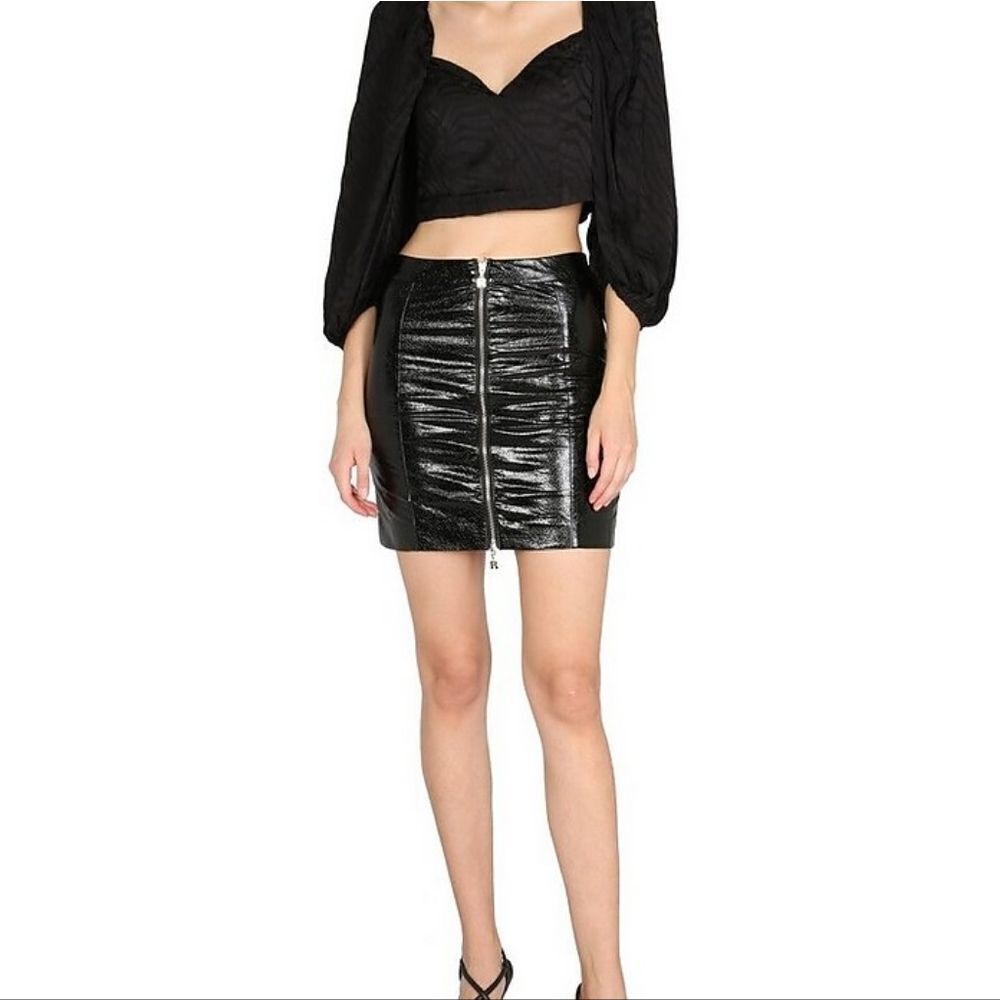 ROTATE BIRGER Christensen black Mini skirt size 6 BNWT